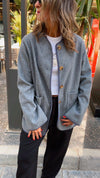 Grey Cozy Lightweight Jacket