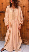 Linen Gold Detail Kaftan