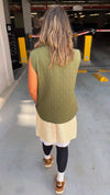 Olive Chloe Quilted Vest