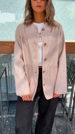 Beige Cozy Lightweight Jacket