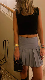 Grey School Girl Skirt