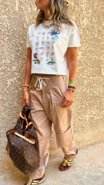 Beige Roped In Cargos