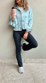 Undone Cropped Denim Jacket