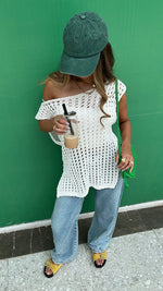White Warm Morning Crochet Top