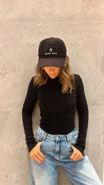 Black 150 Cotton Blend Long Sleeve