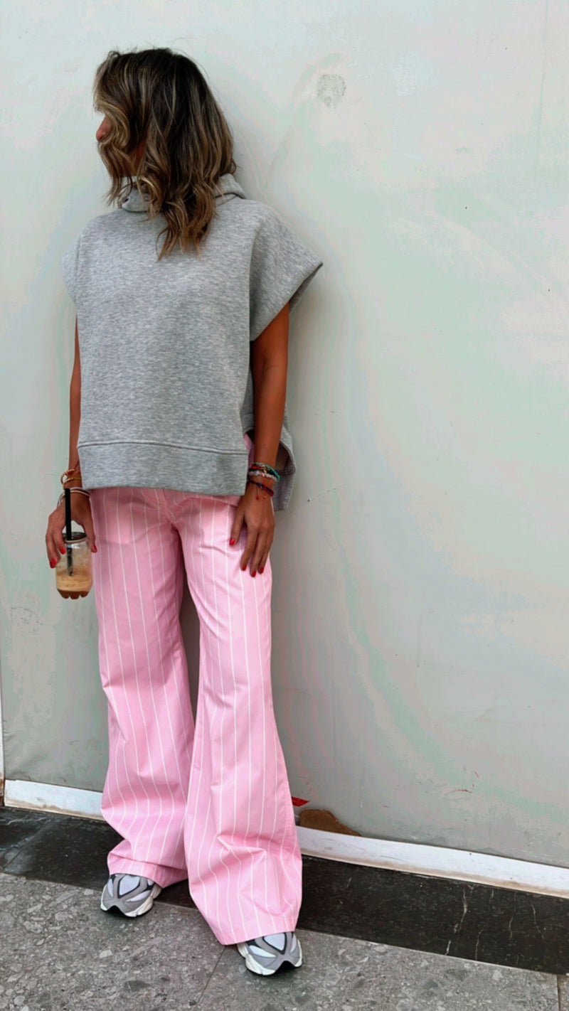 Pink Stripe Pants