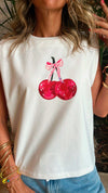 Cherry Merlot Muscle Tee