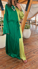 Lime Double Glazed Kimono