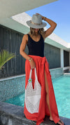 Watermelon Beach Life Beach Wrap Skirt