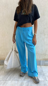 Baby Blue Soft Suit Pants