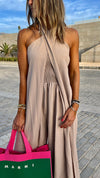 Beige Two Way It’s Summer Jumpsuit