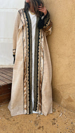 Desert Embellished Linen Kimono