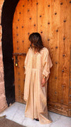 Linen Gold Detail Kaftan