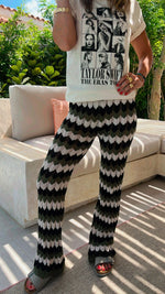 Black Giving Waves Crochet Set