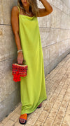 Lime Venice Basic Dress