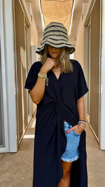 Black Summer Knot Coverup