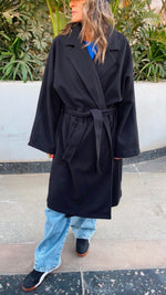 Black Frillu Signature Coat