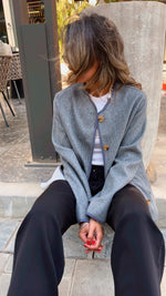 Grey Cozy Lightweight Jacket