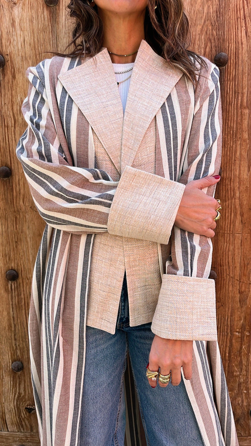 Lined Linen Kimono