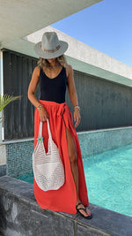 Watermelon Beach Life Beach Wrap Skirt