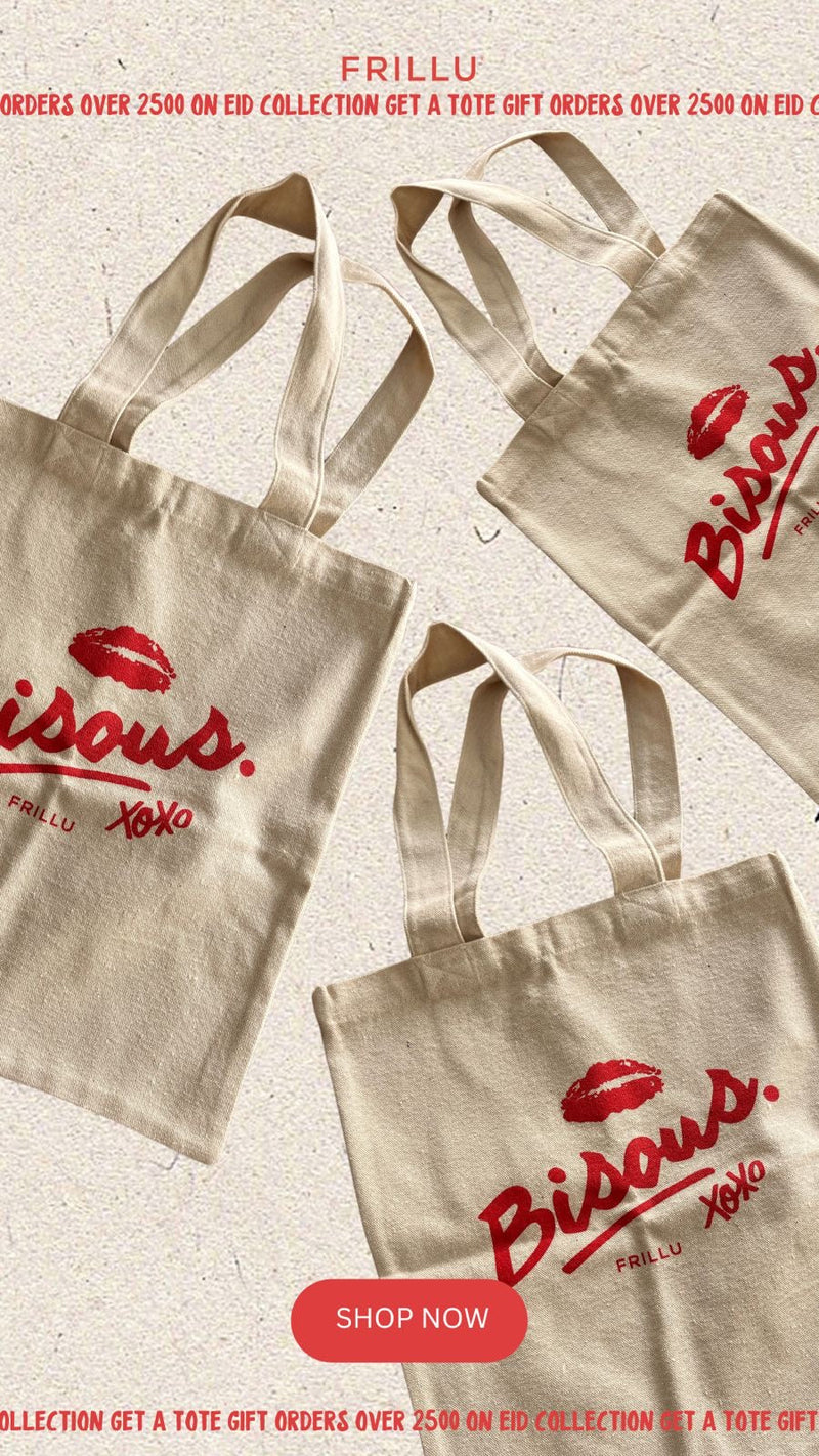 Frillu Tote Bag ( Bisous)