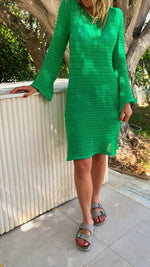 Green Keeping It Casual Crochet Dress Cover Up