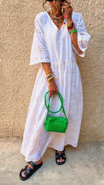 Pretty in White Paisley Dress