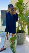 Black Tie Up Summer Tunic