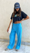 Baby Blue Soft Suit Pants