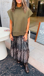 Night Out Leopard Skirt