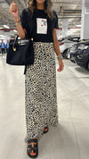 Cheetah Spots Longline Skirt