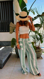 Seaweed Stripe Pants