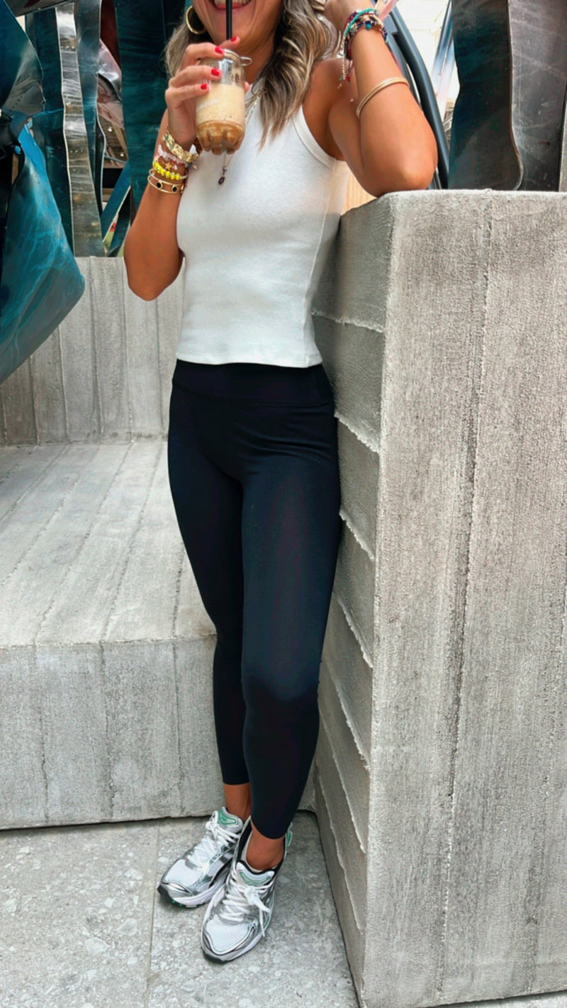 Undone Ankle Leggings