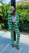 Green Giving Waves Crochet Set