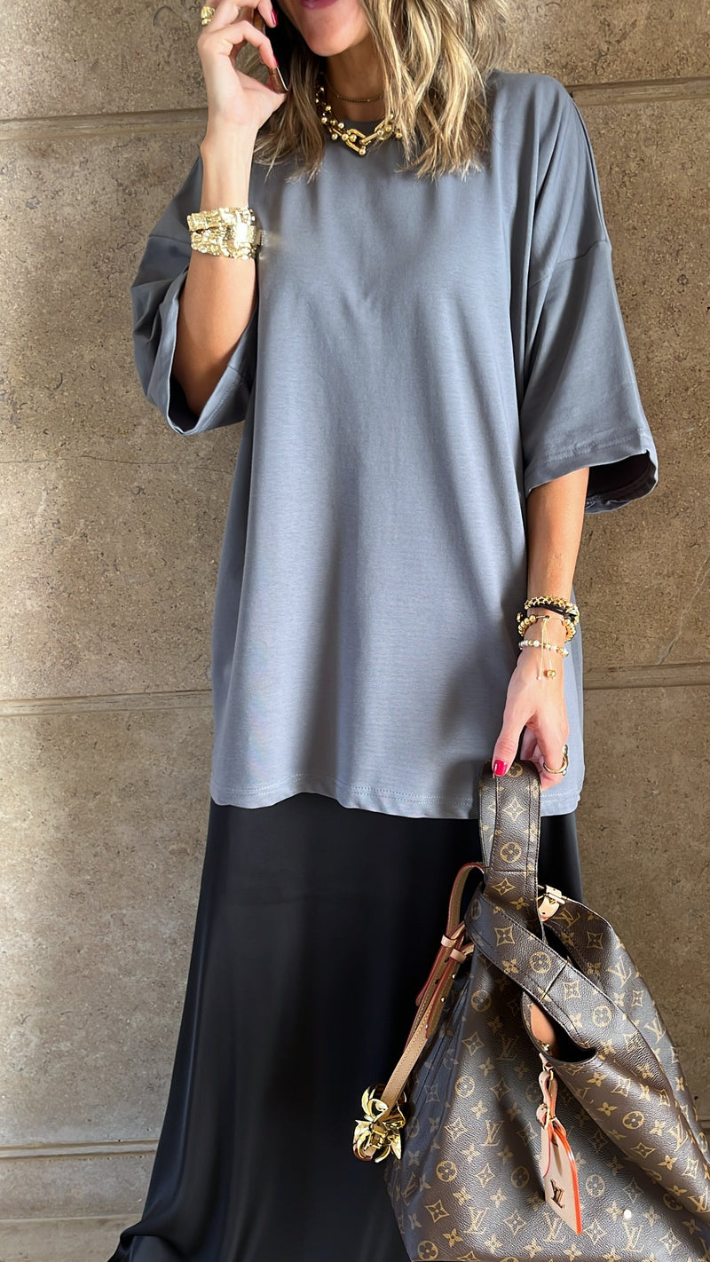 Grey Oversize Me T-shirt