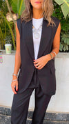 Black Business Casual Vest