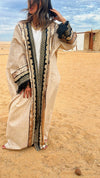 Desert Embellished Linen Kimono