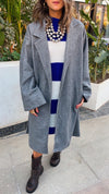 Grey Frillu Signature Coat