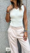 Beige Business Casual Pants