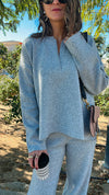 Grey Collard Up Set