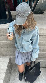 Grey School Girl Skirt