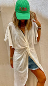 White Summer Knot Coverup