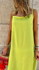 Lime Venice Basic Dress