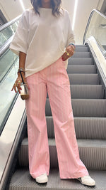 Pink Stripe Pants