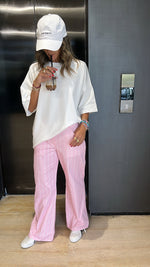 Pink Stripe Pants