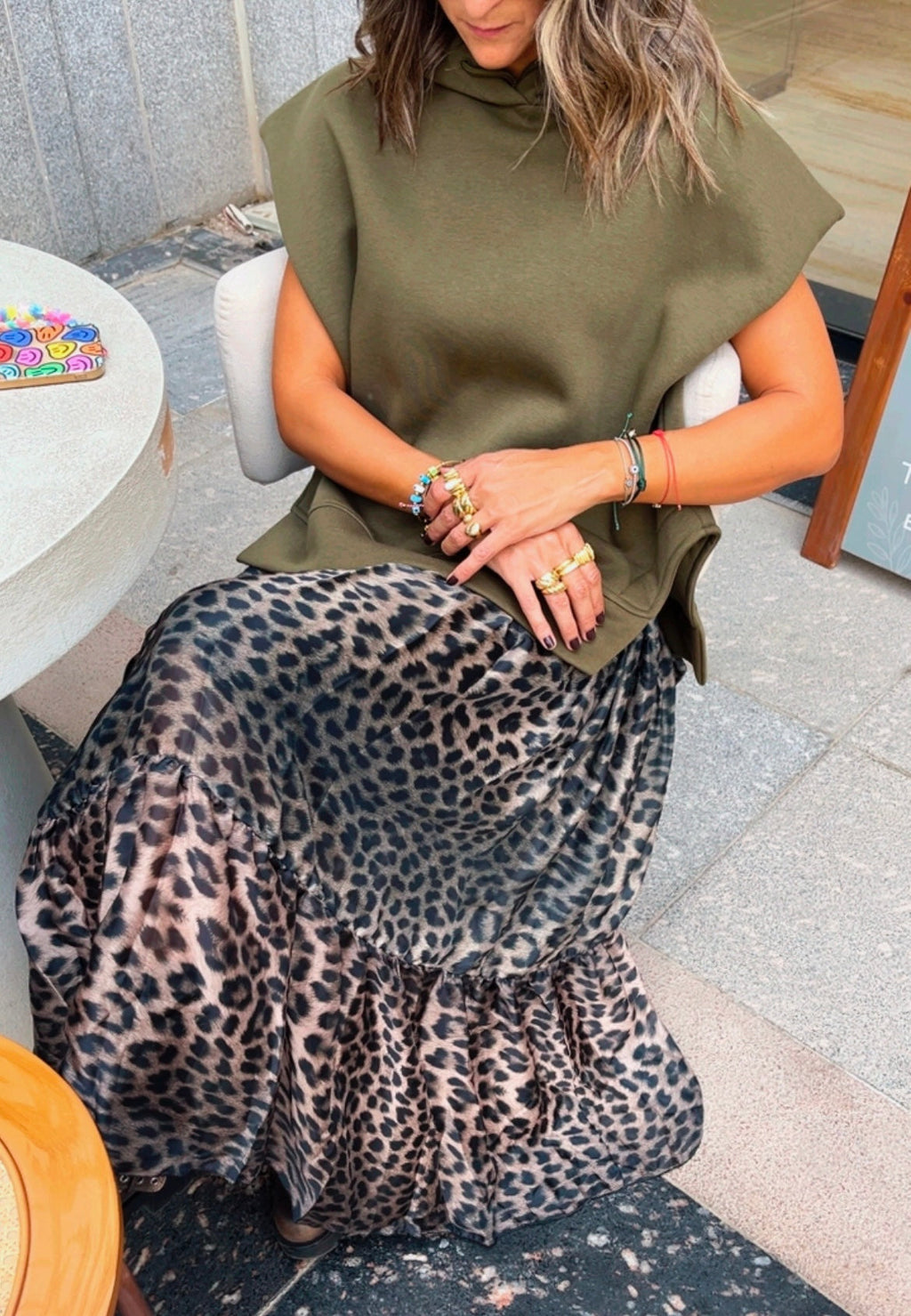 Night Out Leopard Skirt