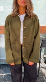 Olive Cozy Lightweight Jacket