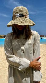 Shining Slight Shimmer Beach Shirt