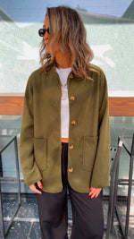 Olive Cozy Lightweight Jacket