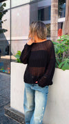 Black Kiki Knitted Top